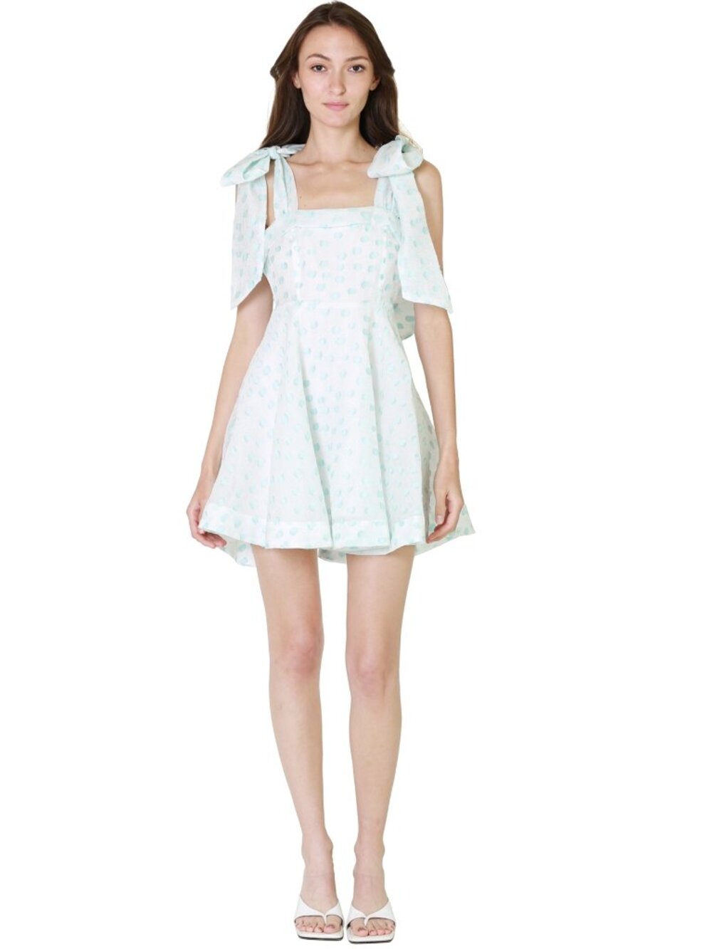 Mable Blue and White Mini Dress